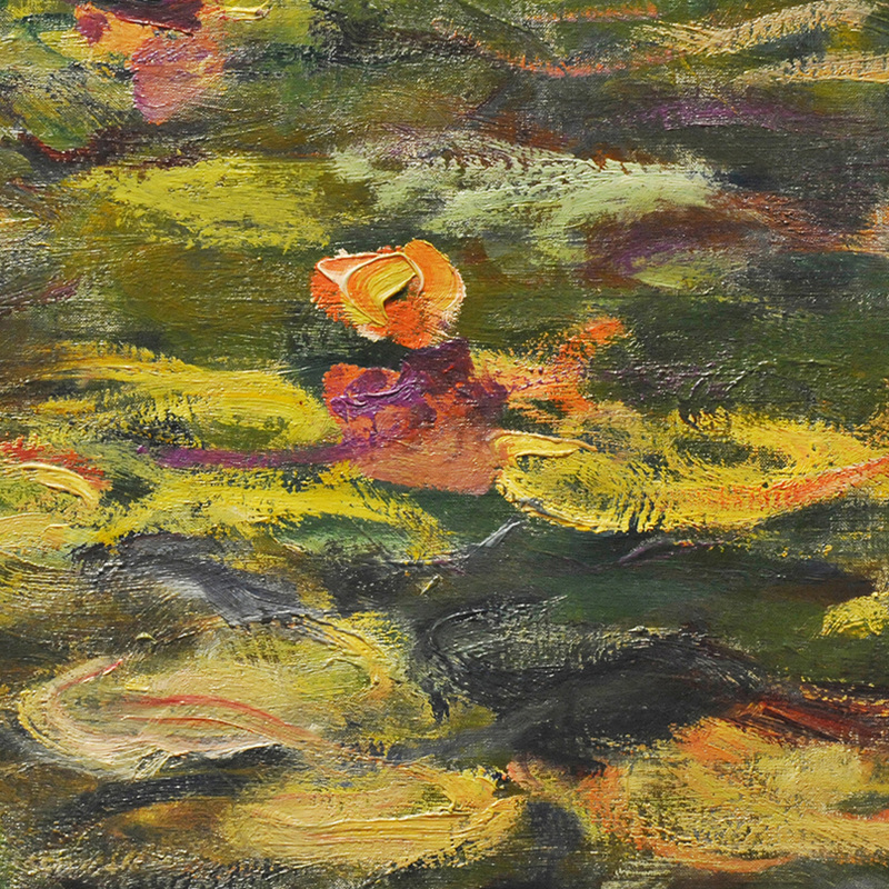 Water Lilies (detail) by Claude Monet