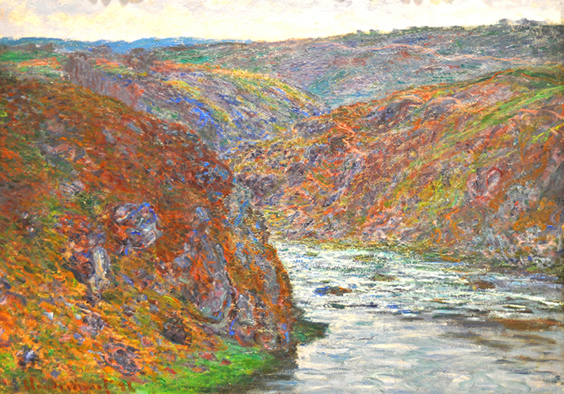 Valley of the Creuse (Gray Day) by Claude Monet