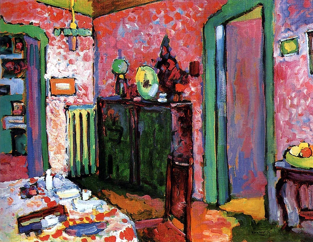 Interior (My Dining Room) by Wassily Kandinsky | Lone Quixote