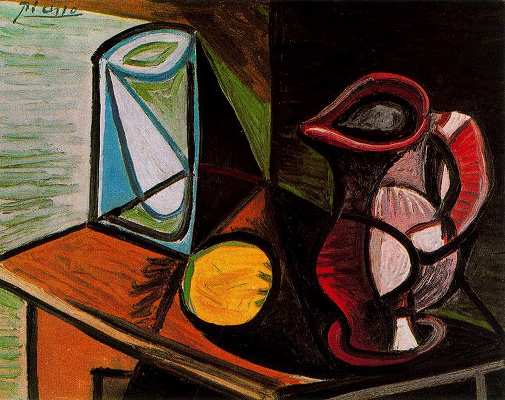 Glass and Pitcher by Pablo Picasso