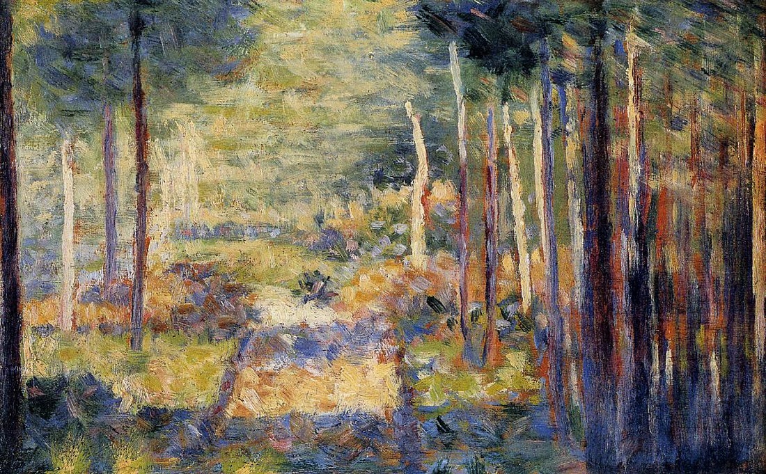 Forest Path, Barbizon by Georges Seurat