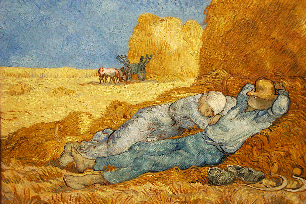 Rest after Work by Vincent Van Gogh