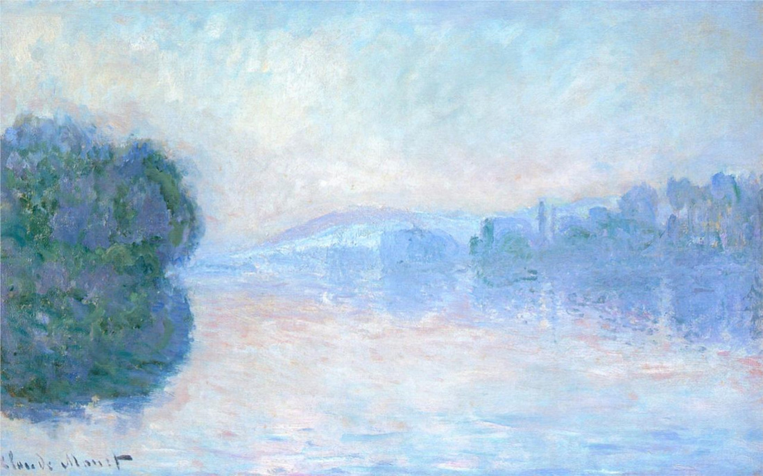 The Siene near Vernon by Claude Monet
