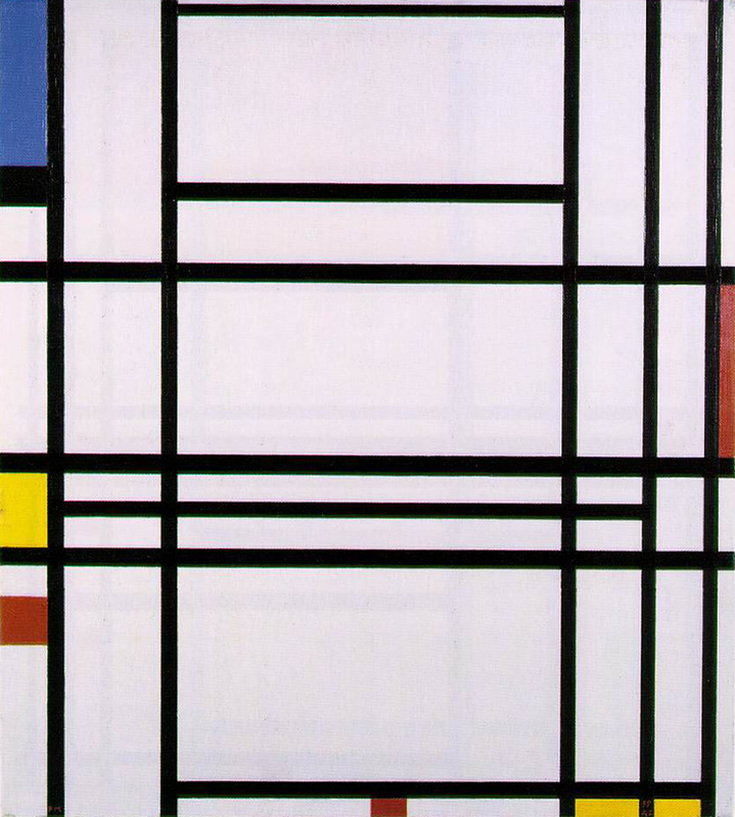 Composition No. 10 by Piet Mondrian
