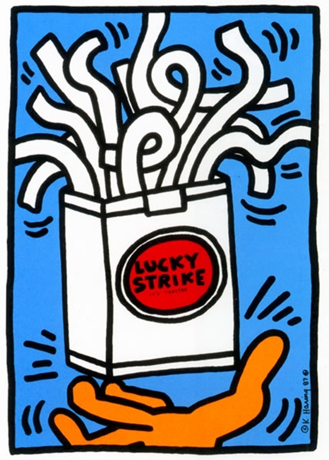 Lucky Strike by Keith Haring | Lone Quixote