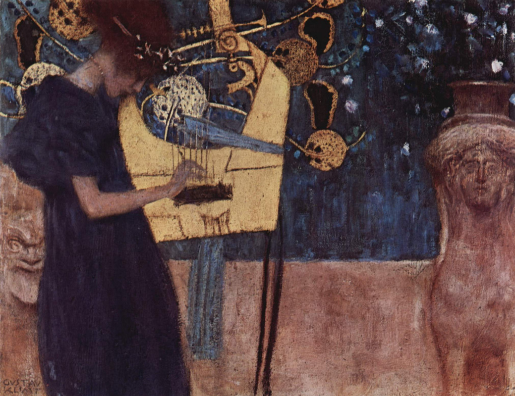 Music I by Gustav Klimt