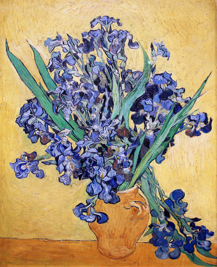 Still Life with Irises by Vincent van Gogh
