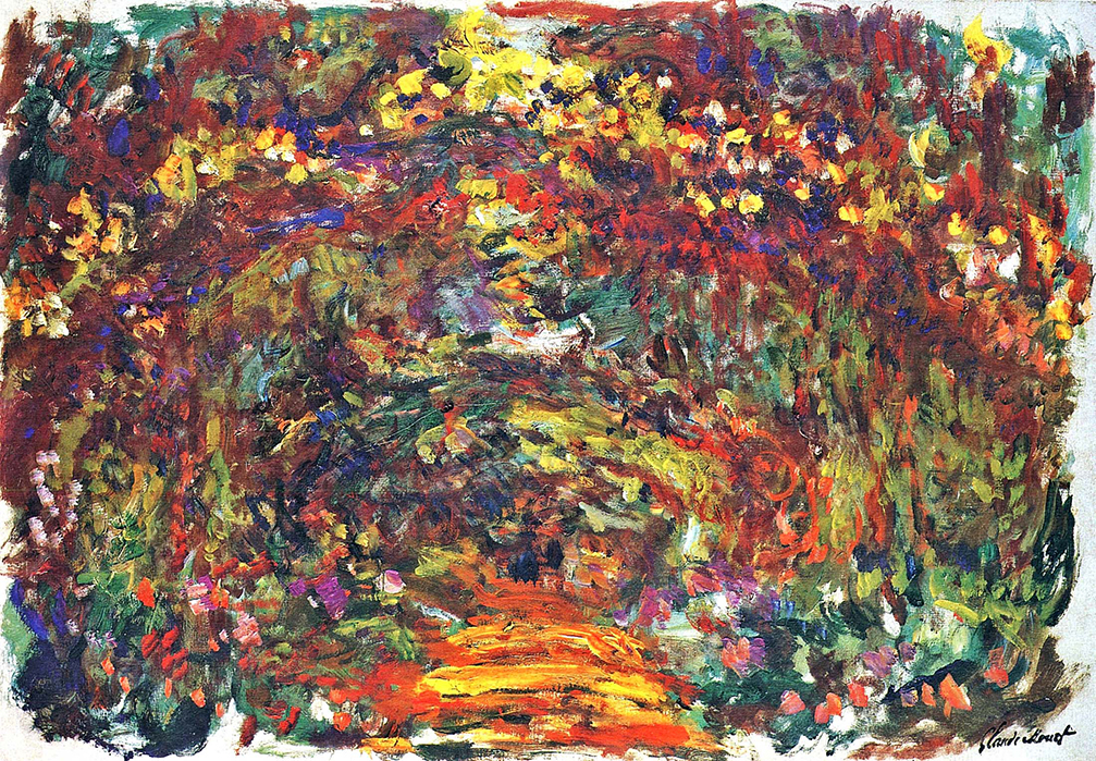 Path under the Rose Trellises, Giverny by Claude Monet