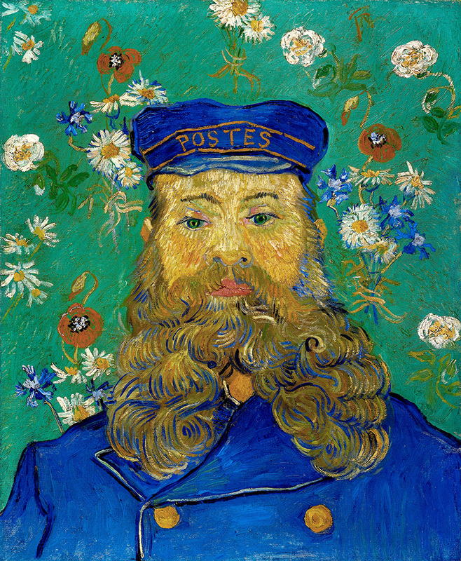 Portrait of Postman Joseph Roulin by Vincent van Gogh