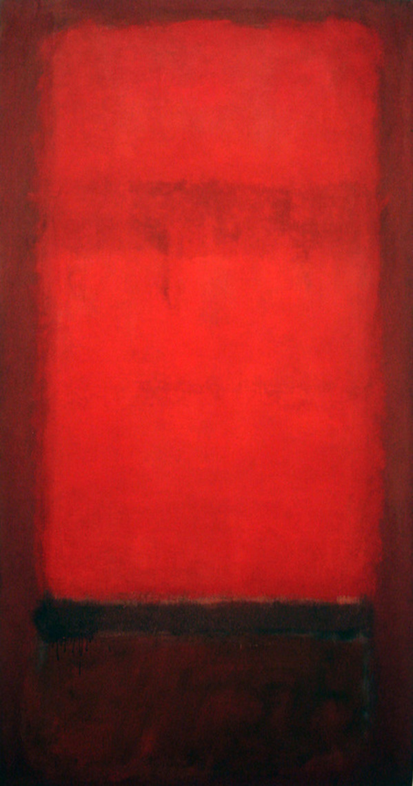 Light Red over Dark Red by Mark Rothko