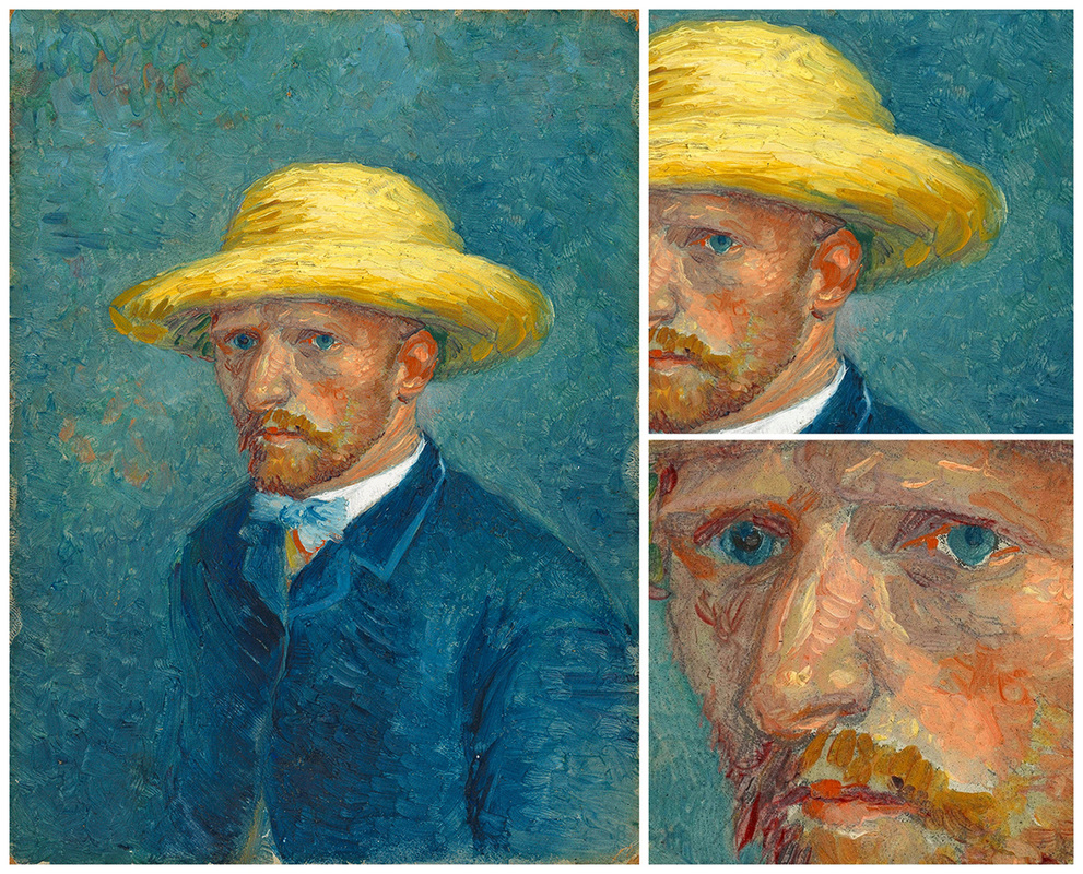 Portrait of Theo van Gogh (with details) by Vincent van Gogh | Lone Quixote