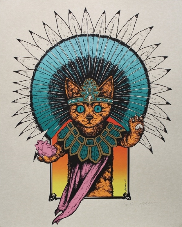 The Azteca Cat by Jermaine Rogers