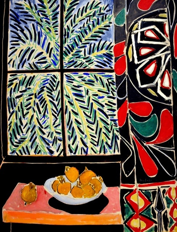 Interior with Egyptian Curtain by Henri Matisse