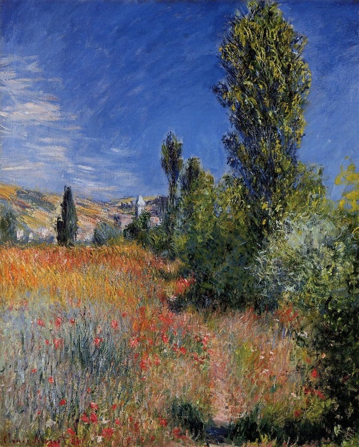 Landscape on the Ile Saint-Martin  by Claude Monet | Lone Quixote