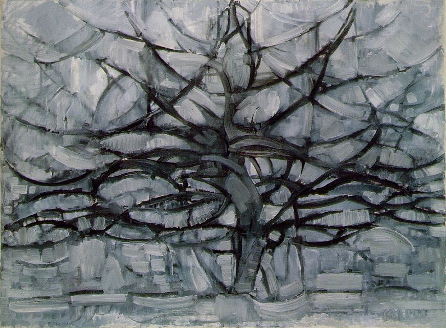 The Gray Tree by Piet Mondrian