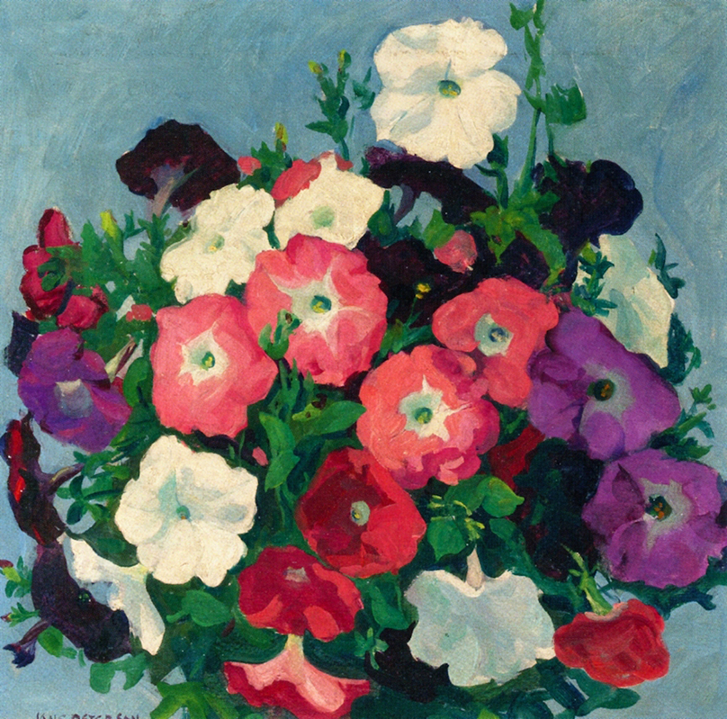 A Bouquet of Petunias by Jane Peterson