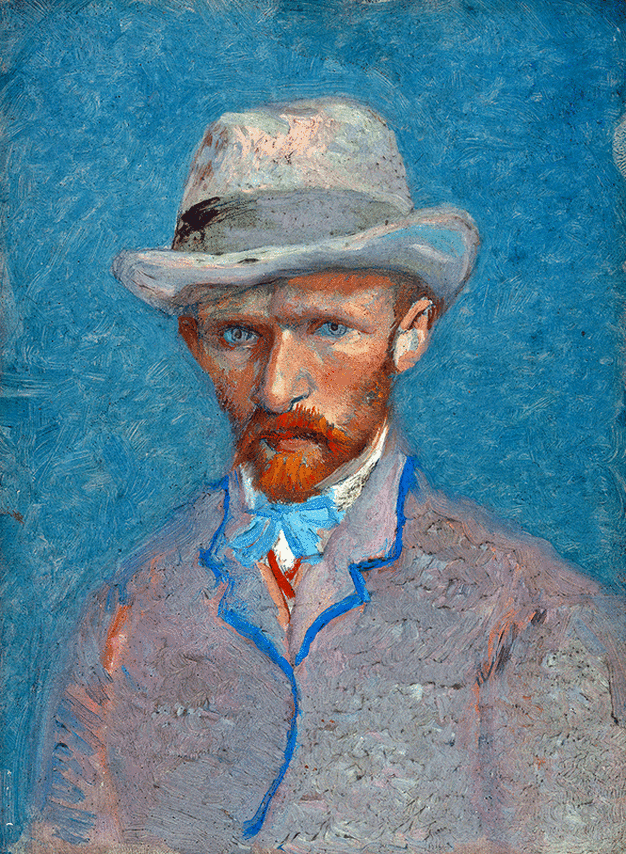 Self Portrait with Grey Felt Hat by Vincent van Gogh | Lone Quixote