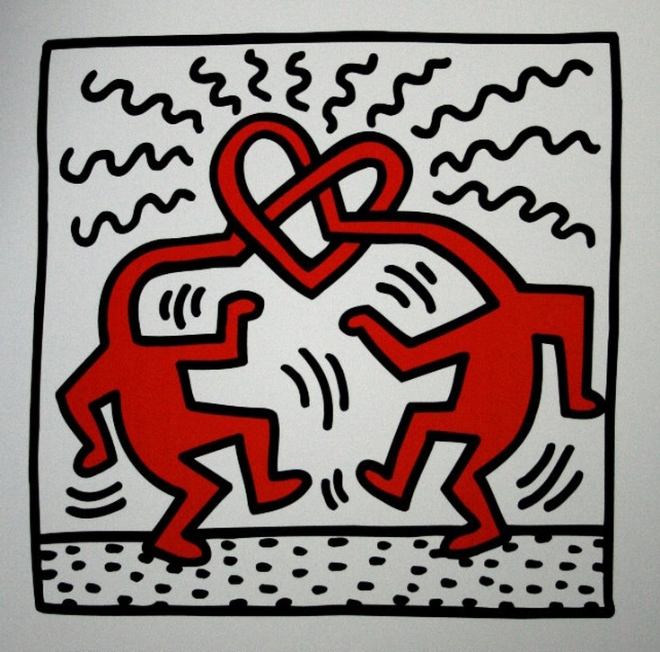 Untitled, 1989 by  Keith Haring | Lone Quixote