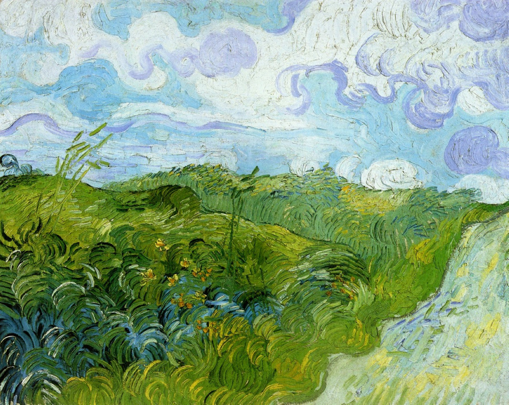 Green Wheat Fields by Vincent van Gogh | Lone Quixote