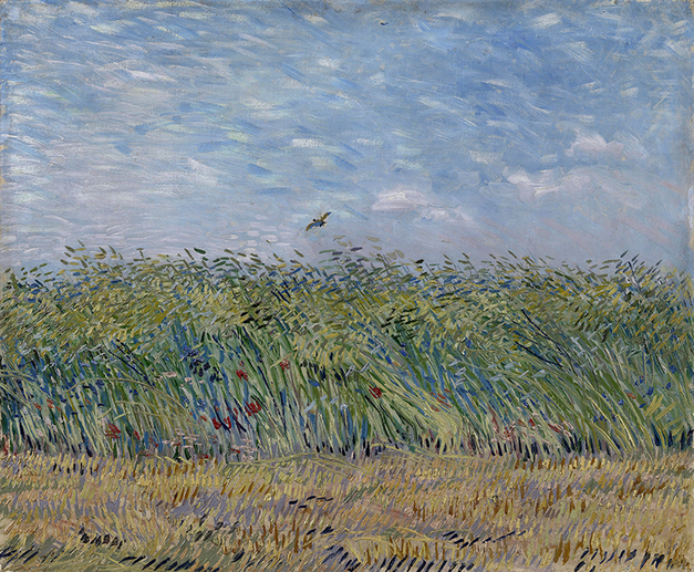 Wheat Field with a Lark by Vincent van Gogh | Lone Quixote
