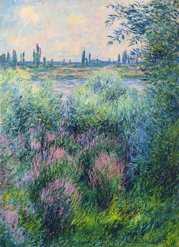 Banks of the Seine by Claude Monet