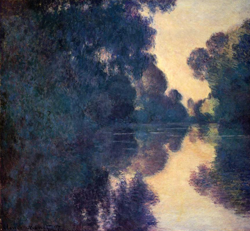 Morning on the Seine, Clear Weather by Claude Monet