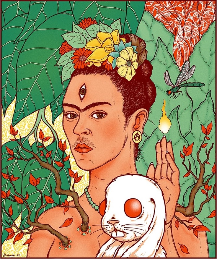 Cosmic Daughter (Frida) by Jermaine Rogers | Lone Quixote 