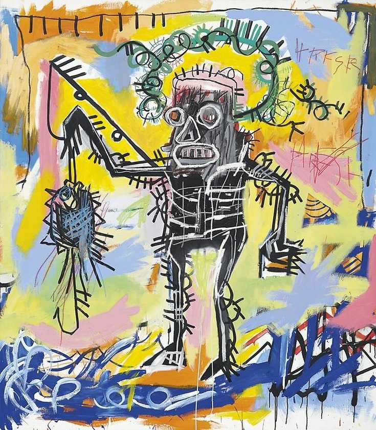 Fishing by Jean-Michel Basquiat | Lone Quixote