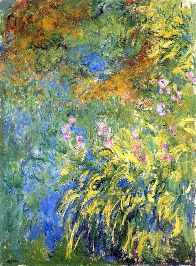 Irises (1917) by Claude Monet