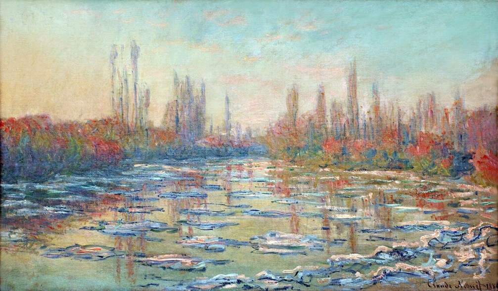 Floating Ice on the Seine by Claude Monet | Lone Quixote