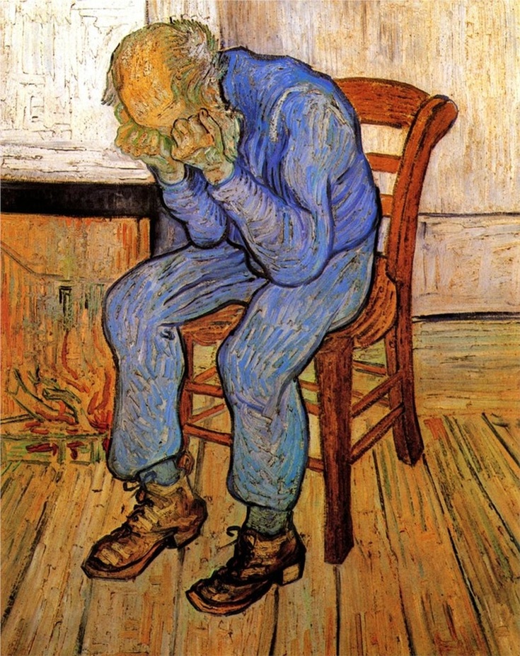Old Man in Sorrow (On the Threshold of Eternity) by Vincent van Gogh | Lone Quixote