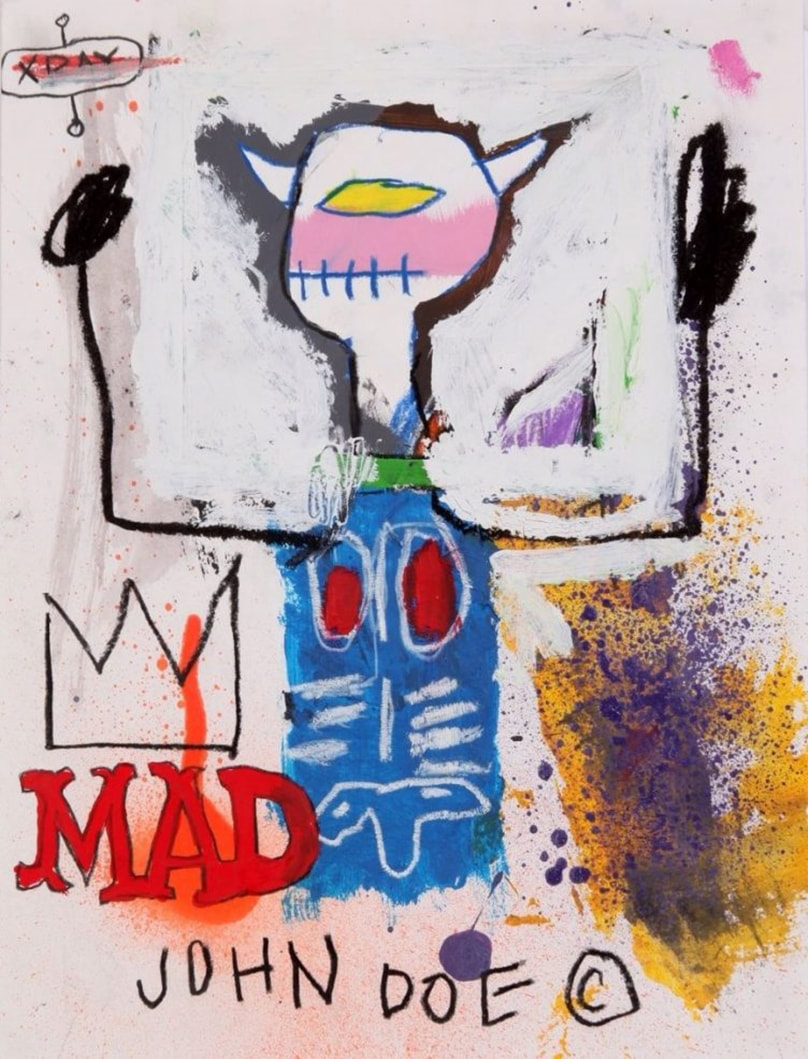 Mad King (1981) by  Jean-Michel Basquiat