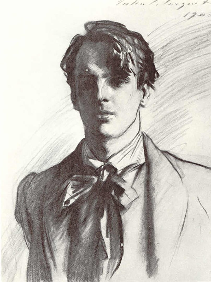Portrait of William Butler Yeats by ​John Singer Sargent​ | Lone Quixote