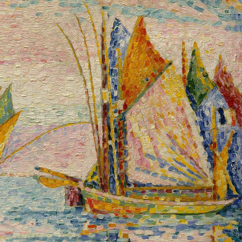 Lighthouse at Groix (detail) by Paul Signac​