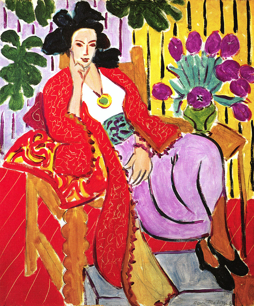 Odalisque with the Red Coat (1937) by Henri Matisse