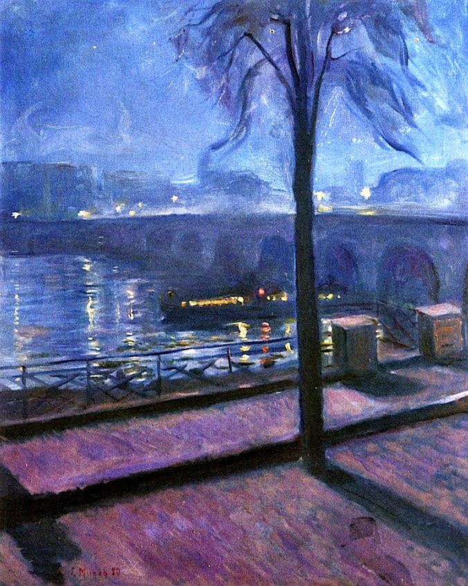 Night in Saint-Cloud (1890) by Edvard Munch