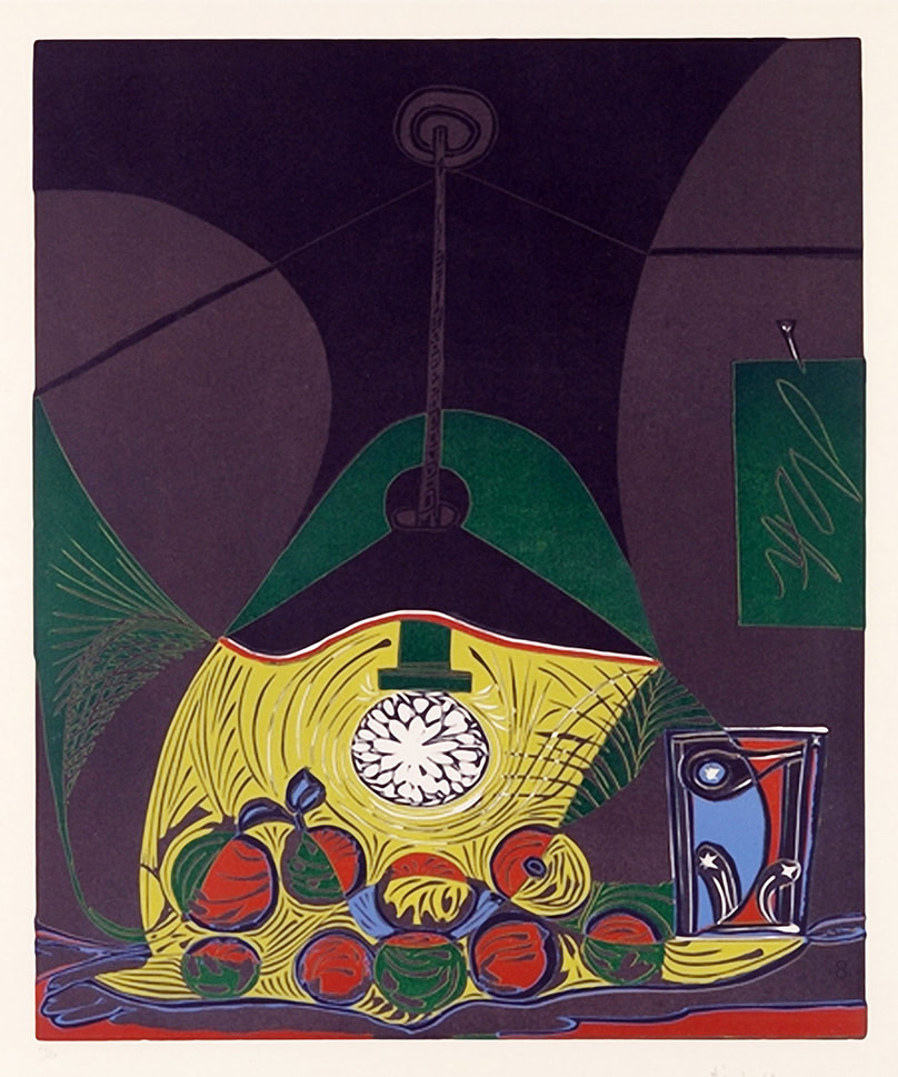 Still Life Under the Lamp (1962) by Pablo Picasso