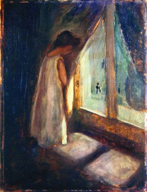 Girl by the Window by Edvard Munch | Lone Quixote