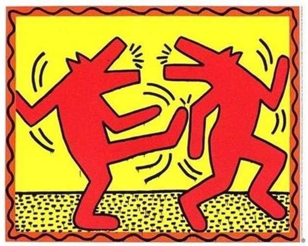 Dancing Dogs by Keith Haring