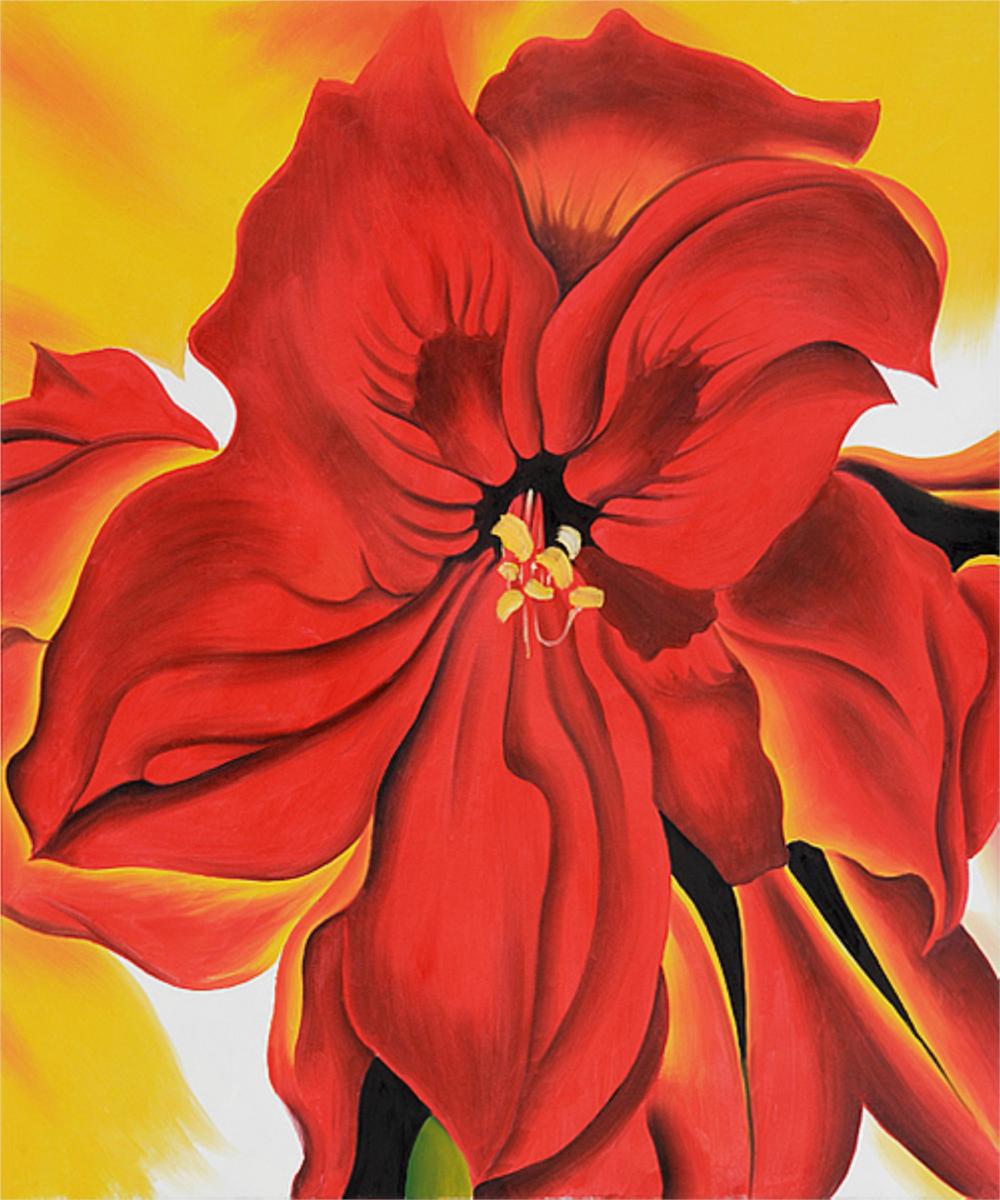 Red Amaryllis by Georgia O'Keeffe