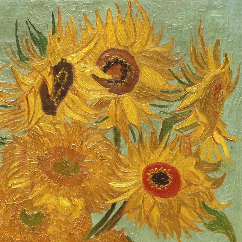 Vase with Twelve Flowers (detail) 1889 by Vincent van Gogh