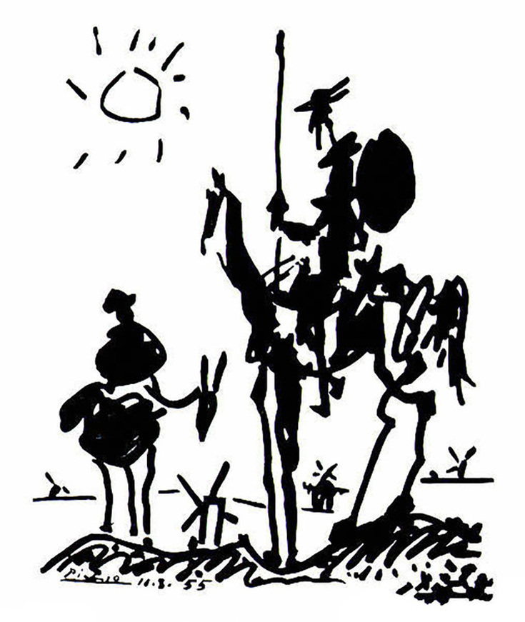 Don Quixote by Pablo Picasso