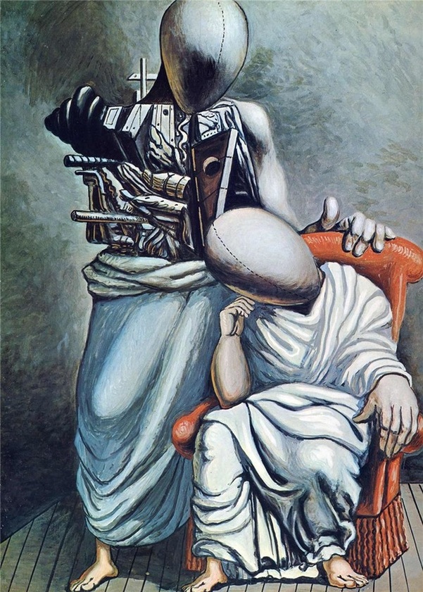 He Who Comforts by Giorgio de Chirico