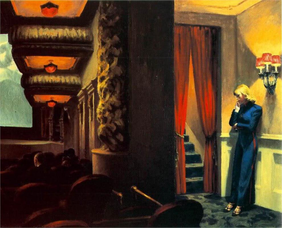 New York Movie by Edward Hopper