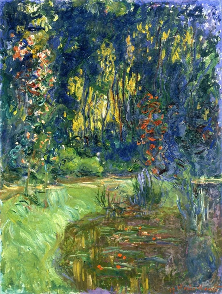 Water Lily Pond at Giverny (1919) by Claude Monet