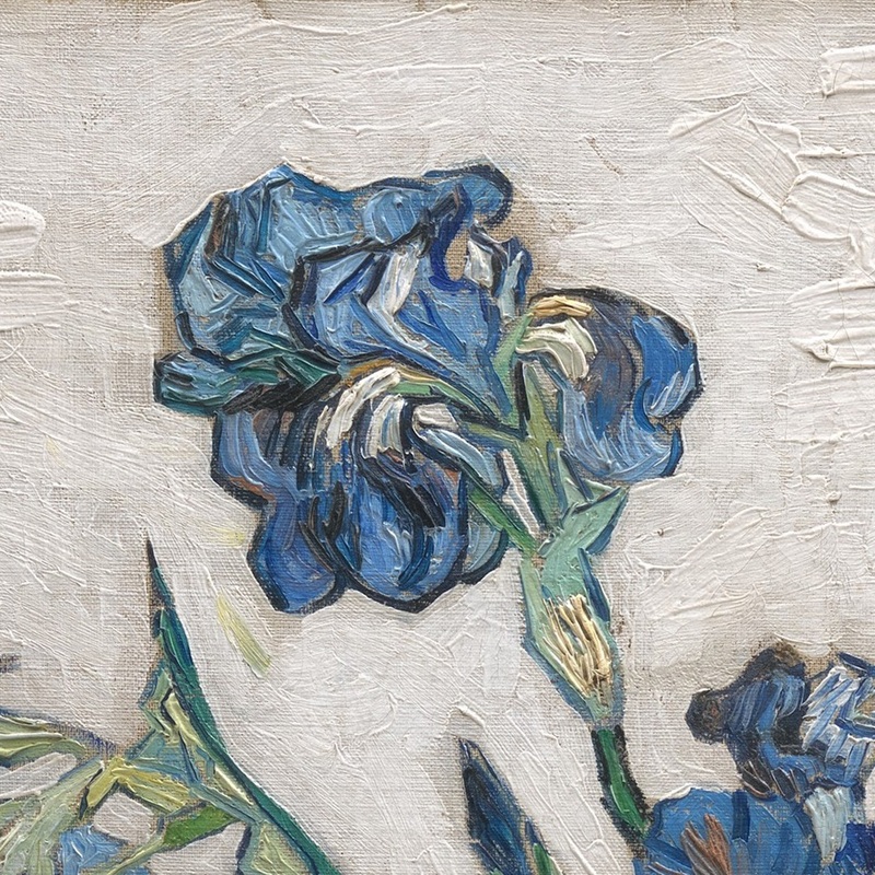 Irises (detail) by Vincent van Gogh | Lone Quixote 