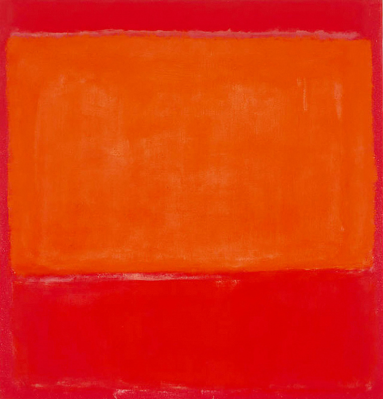 Orange and Red on Red by Mark Rothko 