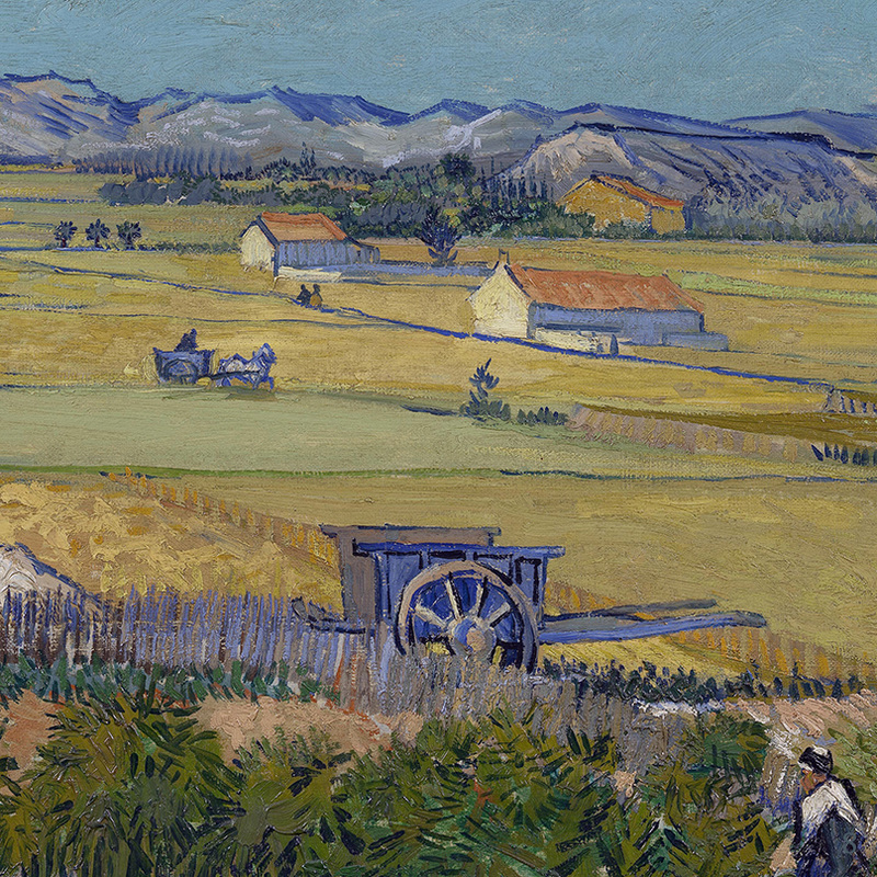 ​The Harvest (detail) by Vincent van Gogh | Lone Quixote