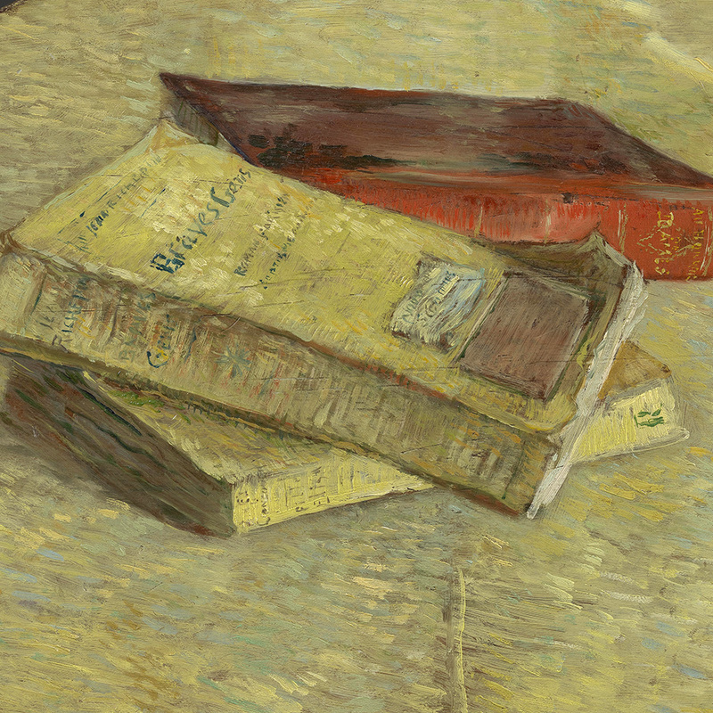 Three Novels (detail) by Vincent van Gogh