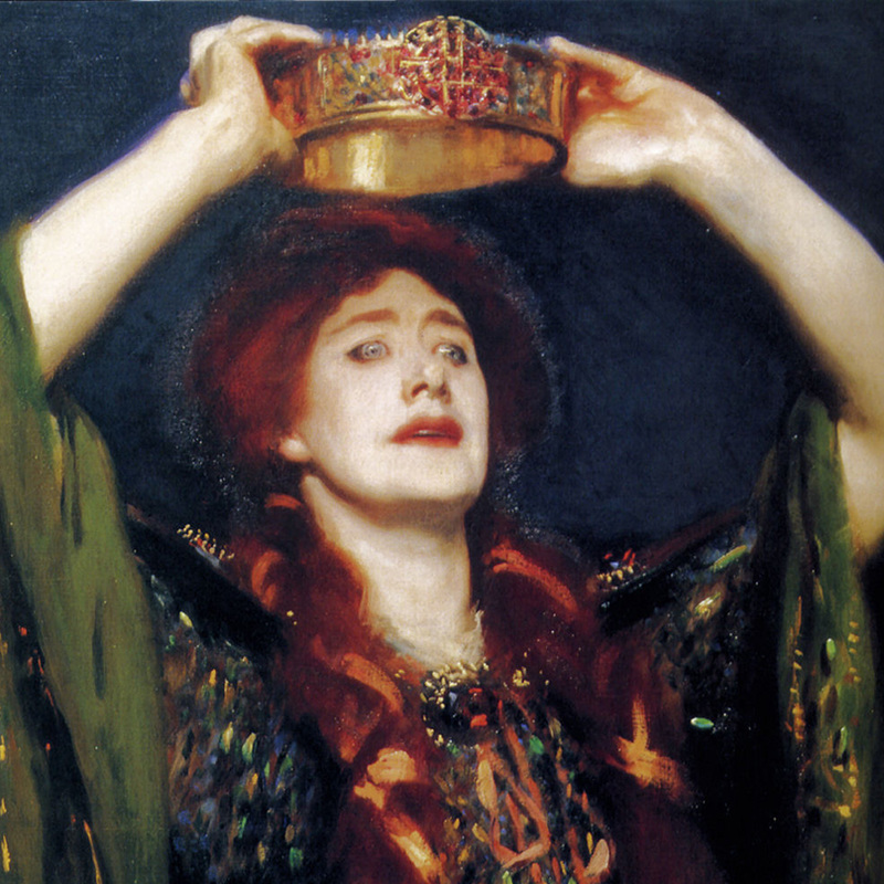 Detail of Ellen Terry as Lady Macbeth by John Singer Sargent | Lone Quixote